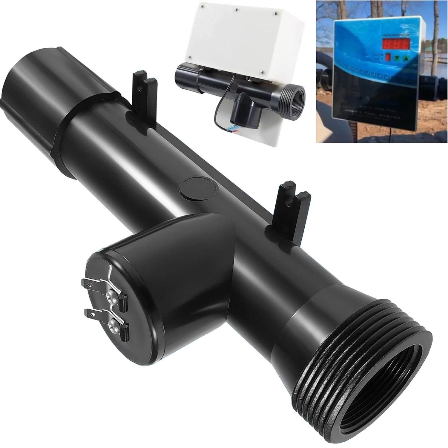 mooncar 4CH4002-R Swimming Pool Ionizer Chamber Replacement Chamber for Hybrid Pool Treatment System