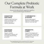 SAKARA Complete Probiotic - Prebiotics and Probiotics for Women Digestive Health Supplements, Supports Bloating, Immune System & Skin Radiance, Gut Health for Women with 3 Billion CFU's - 180 Capsules