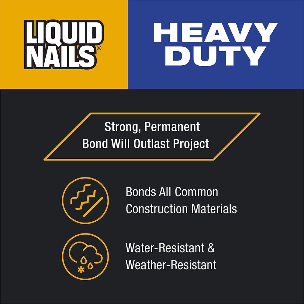 LIQUID NAILS LN-903G Heavy Duty Construction Adhesive (Low VOC) (1-Gallon)