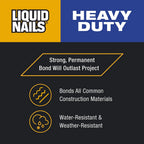 LIQUID NAILS LN-903G Heavy Duty Construction Adhesive (Low VOC) (1-Gallon)