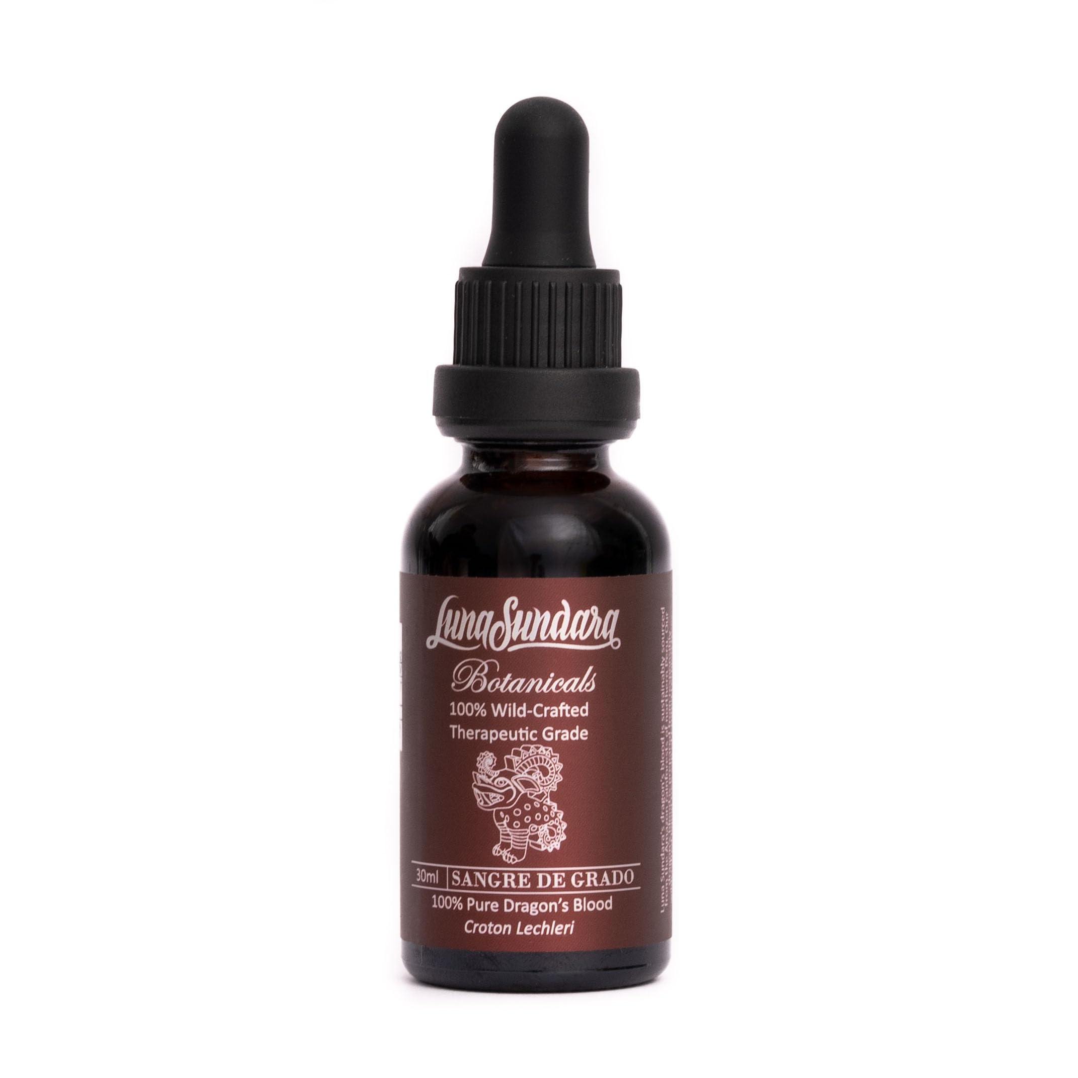 Luna Sundara Dragon's Blood 100% Pure Raw Sangre de Grado 1 Oz (Croton Lechleri) Wild Crafted and Ethically Sourced Contains No Added Ingredients No Alcohol