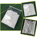 Belinlen 200 Count 12x15 Inch Self Seal Clear Poly Bags with Suffocation Warning for Packaging Clothing, T Shirts, Decorative Wrappers and More with Permanent Adhesive (1.5mil)