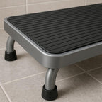 Aeranto Heavy-Duty One Step Stool with Carry Handle – 4.1" Low Foot Stool, Non-Slip Rubber Platform, 500lb Capacity – Portable Safety Step Stools for Adults, Seniors, Bathroom, Bed, SUV, 17"x13"