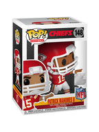 Epic Collectibles Football: KC Chiefs - Patrick Mahomes in Throwing Stance Vinyl Figure Bundle with Compatible Funko Pop Box Protector