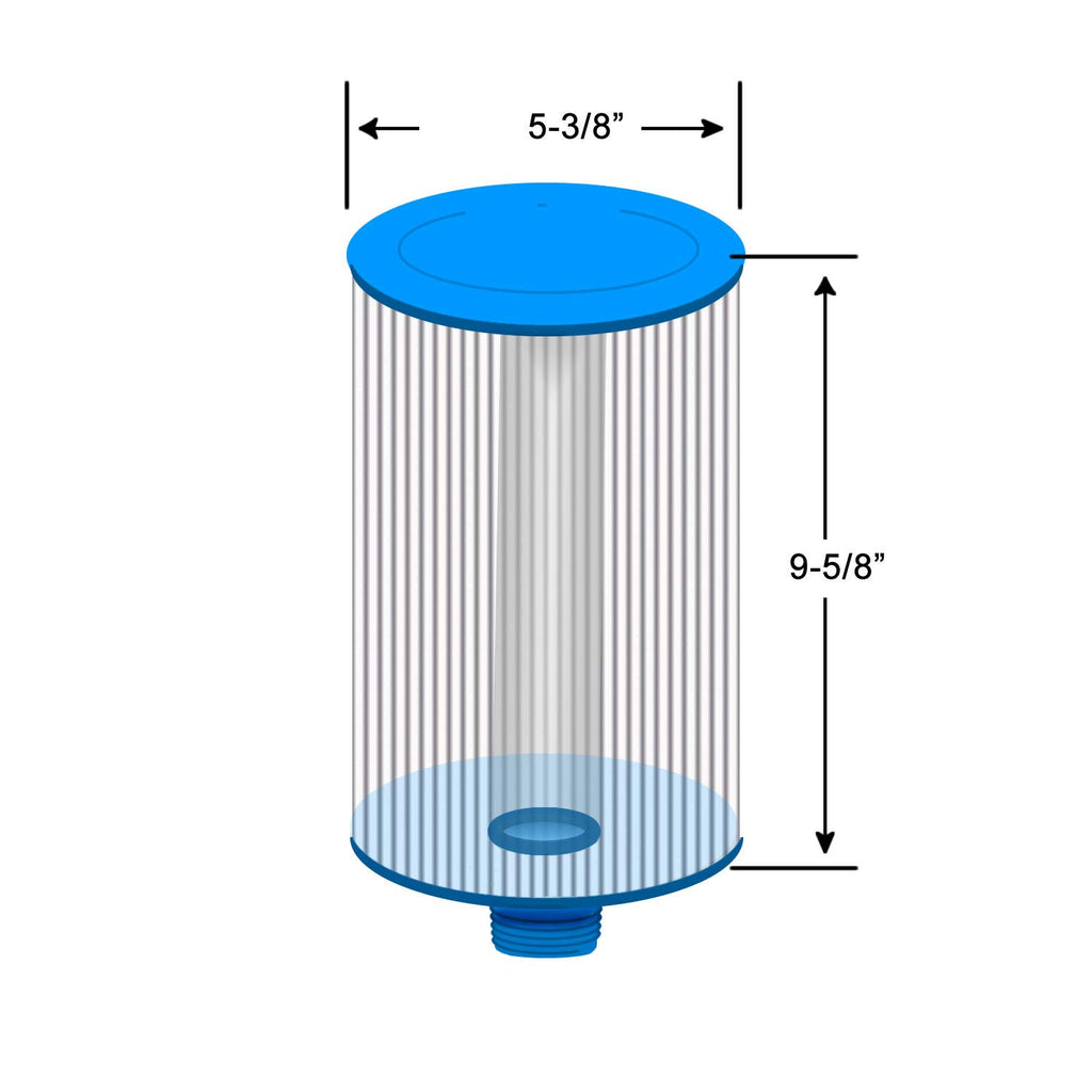 Clarathon 2 Replacement Filters for Lifesmart, Freeflow, AquaTerra, Hydromaster, Grandmaster, Simplicity, Bermuda Spas - 50SF [2-Pack]