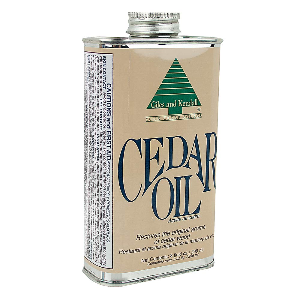Cedar Oil - Giles and Kendall - Restores the Original Aroma of Cedar Wood, 8 oz