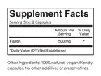 aeternum Premium Quality Fisetin 500mg 60 Capsules