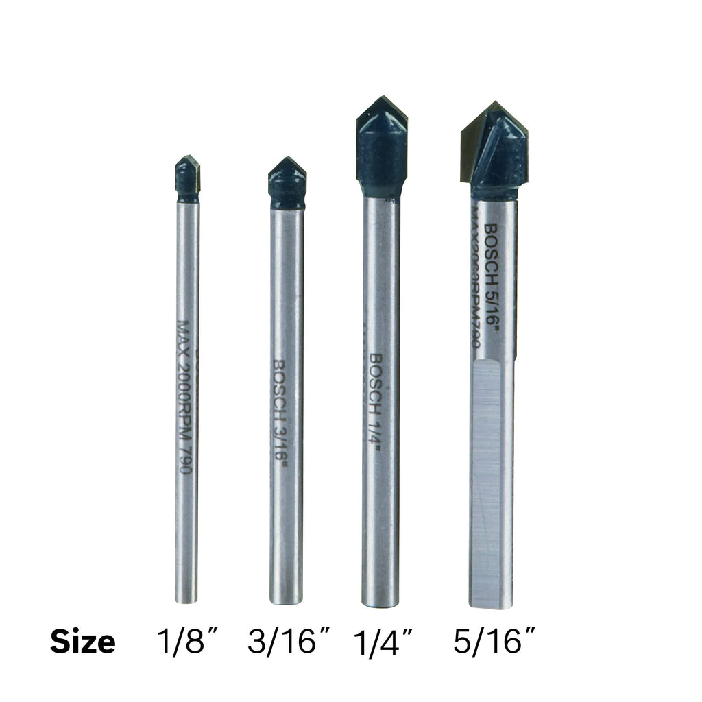 BOSCH GT2000 4-Piece Carbide Tipped Glass