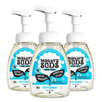 Molly's Suds Foaming Hand Soap - Made with Aloe and Coconut Oil | Moisturizing Hand Wash | Clean Ingredients, Infused with Essential Oils | Peppermint - 8.25 Oz (Pack of 3)