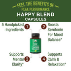 Peak Performance Mood Support Capsule Supplement with 5 Top Ingredients