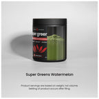 NutraChamps Super Greens Powder Premium Superfood | 20+ Organic Green Veggie Whole Foods | Alfalfa, Spirulina, Chlorella & More | Antioxidant, Digestive Enzyme & Probiotic Blends | Watermelon