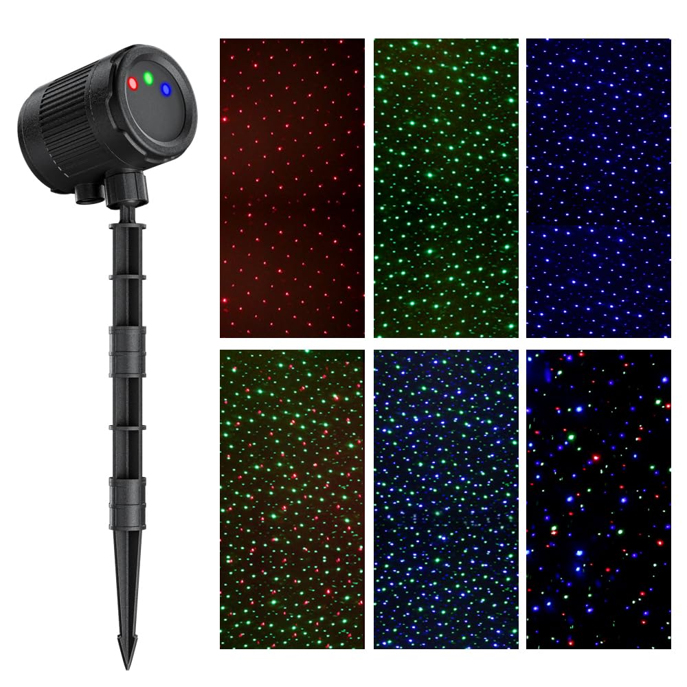 Laser Christmas Projector Lights Outdoor, Firefly Light Show for Trees