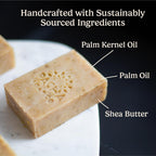 Pacha Soap Co. Dirty Hippie Bar Soap - Patchouli, Nutmeg, & Clove Scented Exfoliating Oat Body and Face Cleanser Bar Soap, Hydrating & Moisturizing Total Body Wash, Handcrafted Made in the USA, 3-Pack
