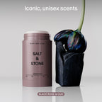 Salt & Stone Aluminum-Free Deodorant, Women & Men Black Rose & Oud 2.6 oz
