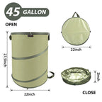 YUDI & GARDEN 45 Gallon Collapsible Garden Bag