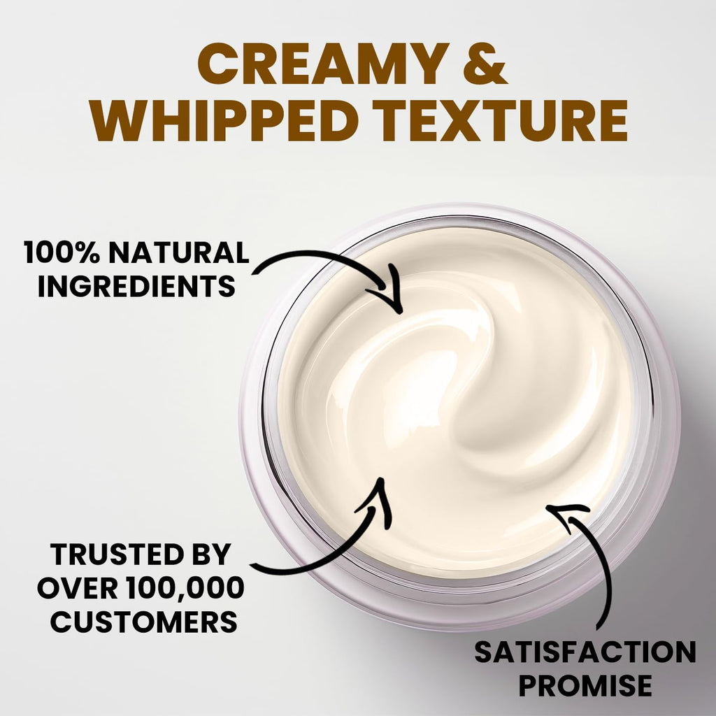 MONIER Whipped Beef Tallow for Skin, Tallow and Honey Balm for Face, Moisturizer with 100% Organic Grass-Fed Beef Tallow & Raw Wild Honey - Packaging May Vary - Dry & Sensitive Skin (Unscented)