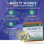 Auromere Ayurvedic Shampoo Bar - Eco Friendly, Handmade, Vegan, Cruelty Free, Natural, Non GMO, All in One Bar for Soap and Shampoo (4.23 oz), 5 pack