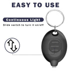 Daemson Mini LED Keychain Flashlight, Ultra Bright Tiny Flashlight, Small Keychain Flashlight White Light, Micro Pocket Key Ring LED Flashlight for Emergency Lighting Batteries Included (16PCS)
