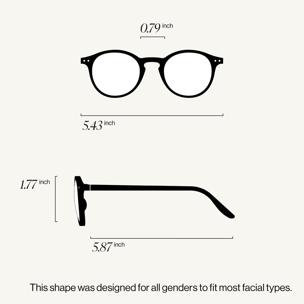 IZIPIZI READING #D Reading Glasses for Women and Men – Round Eye Glasses with Anti-Scratch Lenses, Lightweight Fashion Frame (Tortoise, 1.5, x)