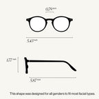IZIPIZI READING #D Reading Glasses for Women and Men – Round Eye Glasses with Anti-Scratch Lenses, Lightweight Fashion Frame (Tortoise, 1.5, x)