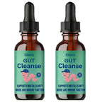 Ellora Gut Cleanse Drops, Gentle Gut and Colon Support for Black Walnut Hull, Wormwood, Clove, Oregano, Licorice Root | 30 Servings
