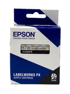 Epson LABELWORKS 212GCPX Genuine PET (Polyester) Tape Cartridge - Gold on Clear Label Maker Tape - 1/2" (12MM) Wide, 30'