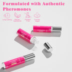 QULUMELF Pheromone Perfume for Women,Fragrance Pheromone Cologne Attract Men, Long Lasting Women's Perfume, Roller Ball Design, Portable and Fruity