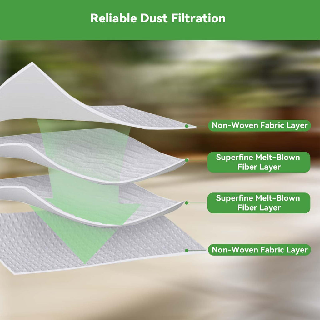 WAIKAS 14-Pack Replacement Dust Bags for NARWAL Flow Robot Vacuum