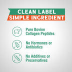 Vitalibre Bovine Collagen Peptides Powder for Women and Men, Grass-Fed Hydrolyzed Collagen Protein Type I & III, Skin, Hair, Nails, Bones, Digestion, Unflavored, Non-GMO, Keto & GF, 22 Servings, 16oz