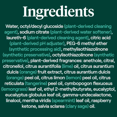 Seventh Generation All Purpose Cleaner Rejuvenating Yuzu Basil,For All Surfaces,23 fl oz,(Pack of 8)