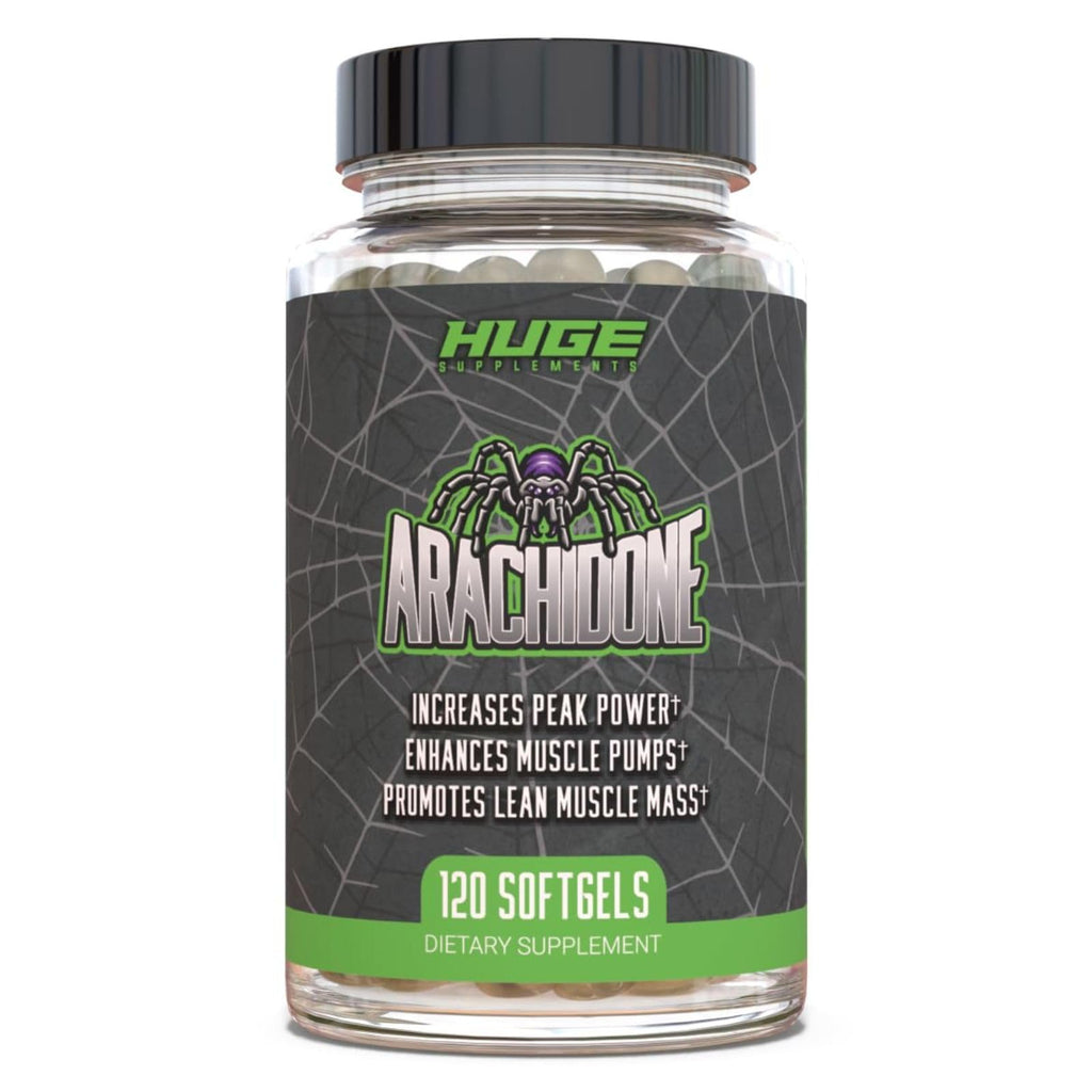 Huge Supplements Arachidone, Arachidonic Acid Supplement, Promotes Lean Mass & Increased Strength, Highest Dosed with 1000mg Per Serving, 120 Softgels