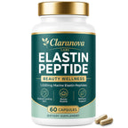 QUZOYU Claranova Labs Elastin Peptides, 1000mg Marine-Derived Peptide Formula, 60 Count