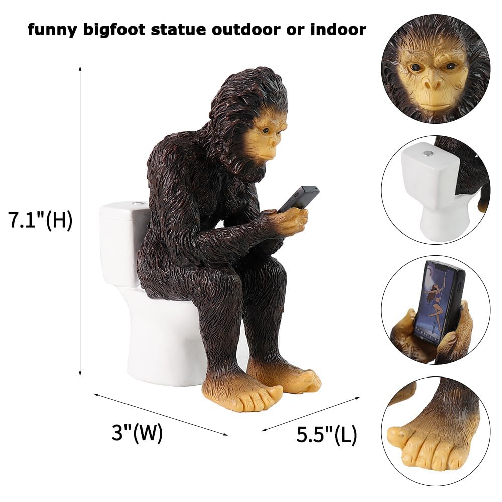 TB TIBAG Bigfoot Statues Sasquatch Outdoor Indoor Decorations