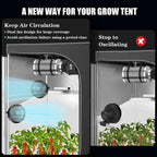 PGQUY 5” Grow Tent Clip Two Fans with Adjustable Clamp, 3-Speed Strong Quiet Airflow, Compatible with Timer Thermostat & Smart Plug for Plant Greenhouse Seedling Hydroponics Circulation Cooling