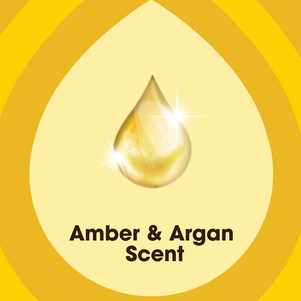 Pledge Moisturizing Wood Oil, Furniture Reviving & Protecting Conditioner and Dusting Spray, Revitalizes Wood, Sealed Leather & Laminate, Made with Mineral Oils - Amber & Argan Scent, 9.7oz, Pack of 3