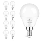 8 Pack E12 LED Ceiling Fan Light Bulbs 6W, 60W Equivalent 5000K Daylight