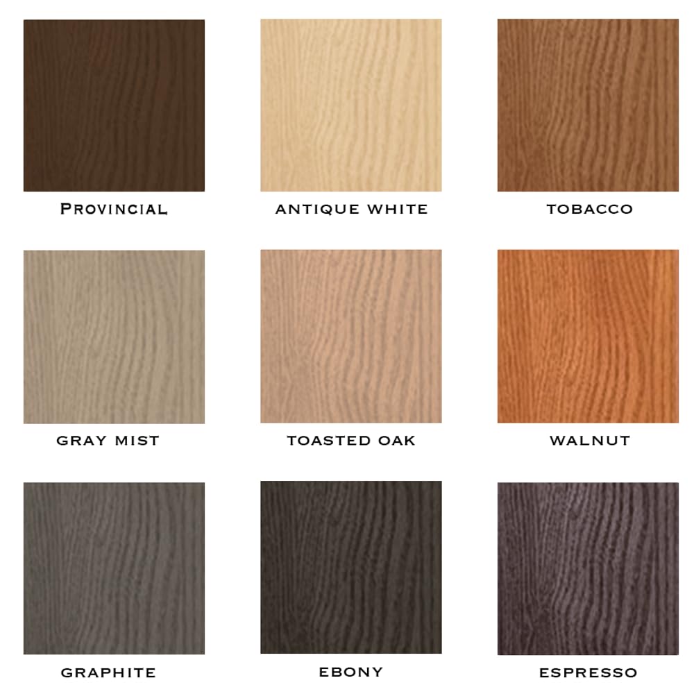 Heirloom Traditions All-in-ONE Gel Stain, Ebony (Warm Black), 8oz Sample - No Sanding or Sealer Needed, Oil Based for Interior/Exterior use