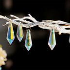 50pcs 38mm Suncatcher Crystal Icicle Prisms Pendant Icicle Chandelier Decor