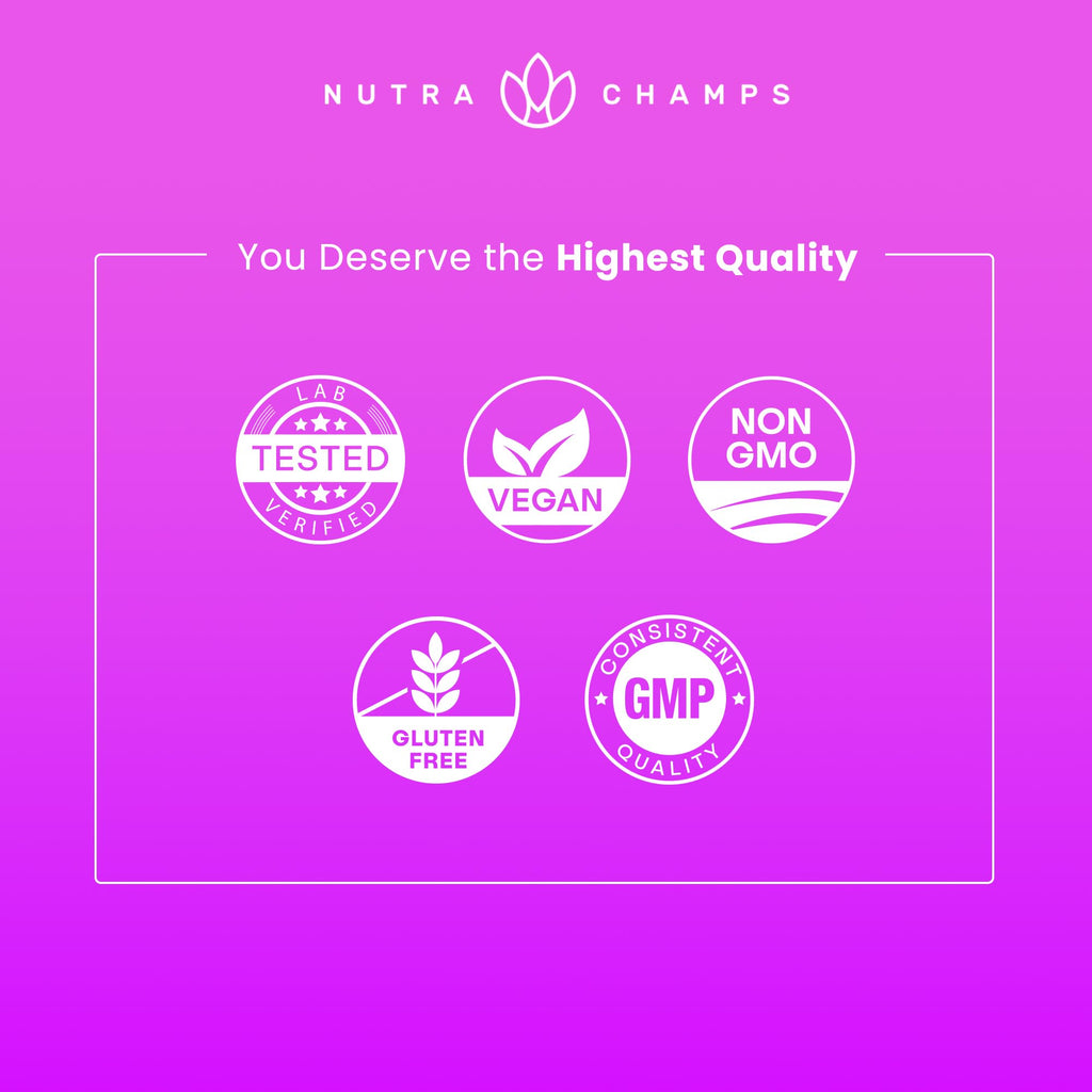 NutraChamps Sugar Free Biotin Gummies 10000mcg [High Potency] - Healthy Hair, Skin & Nails for Women, Men & Kids - 5000mcg in Each Gummy - Vegan, Non-GMO, Hair Health Vitamins Supplement - Raspberry