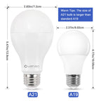 18W Super Bright LED Bulb, A21 Dimmable LED Light Bulb, Stable Heat Dissipation, 2,5000 Hour Lifespan, 3000 High Lumen, 150-200 Watt Equivalent, 5000K Daylight, E26 Porch Light Bulb, 4-Pack
