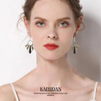 KAIYIDAN Boho Earrings, Geometric Shaped, Brass, Women's Dangle Earring, Personalized Statement Gift