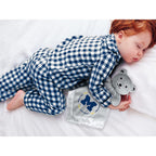 Baby Fanatic Toddler Security Bear Blanket, Michigan Wolverines, Plush Stuffed Animal, Gray