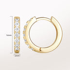 NEARLAND 14K Gold Hoop Earrings for Women 14K Gold Earrings for Women
