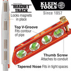 Klein Tools 80073 Reaming Driver Kit with Conduit Reamer, Conduit-Fitting and Reaming Screwdriver and Magnetic Level, 3-Piece