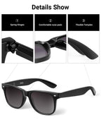 LADEESSE 3 Pack Bifocal Reading Sunglasses for Women, UV400 Sun Readers Glasses Spring Hinge Outdoor Sunglasses +2.50