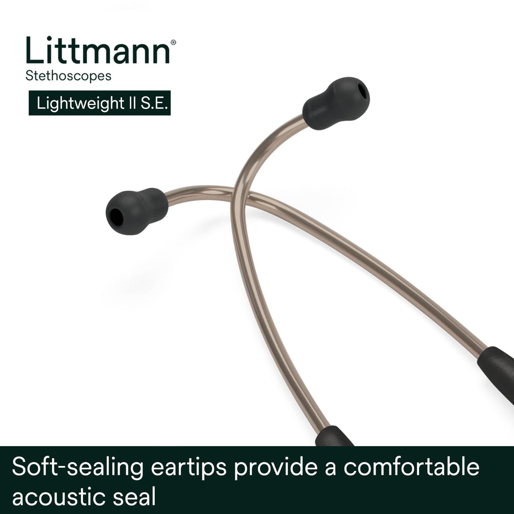 3M Littmann Lightweight II S.E. Stethoscope, 2450, 28" Black Tube