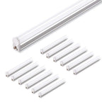 Barrina (Pack of 12 LED T5 Shop Light, 4FT, 2200lm, 6500K, 20W, Linkable