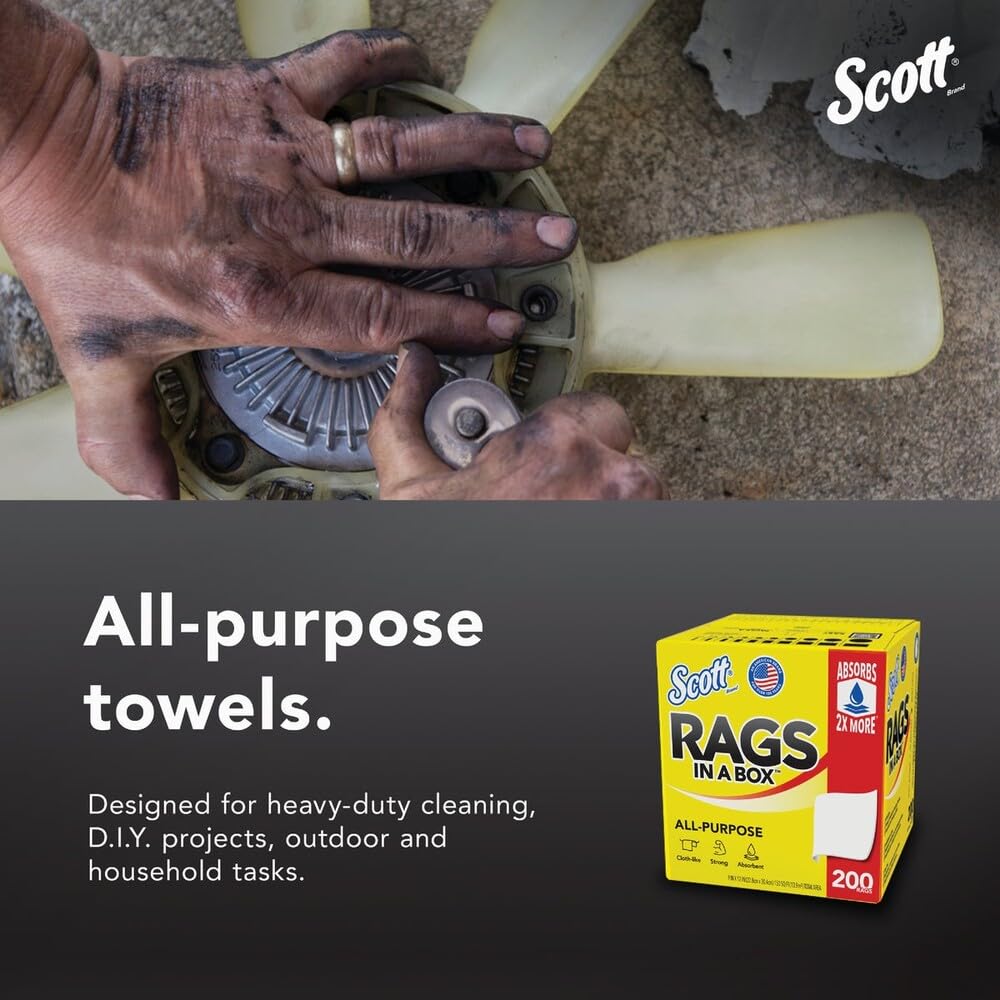 Scott Rags in A Box, Box of 200