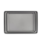 GoodCook Everyday Nonstick Baking Sheet Set, 3 Pack Includes Small (13×9) Medium (15×1) and Large (17×11) Pans Carbon Steel Construction Cookie Sheets Bakeware Set, Gray