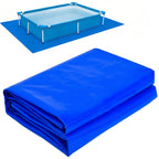Gonioa 11 x 7.8 FT Pool Pad Tarp for Under Pool Liner Pad Under Pool Mat for Above Ground Pools, Thickened Pools Tarp Pools Ground Pads to Prevent Puncture and Extend Liner Life